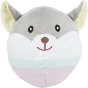 JUNIOR Bear, plüss mackófej kölyökkutyáknak, 20 cm